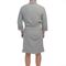 Халат банный из чесаного хлопка серого цвета из коллекции Essential, размер XL, изображение 5
