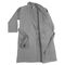 Халат банный из чесаного хлопка серого цвета из коллекции Essential, размер XL, изображение 7