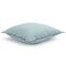 Чехол на подушку из фактурного хлопка голубого цвета с контрастным кантом из коллекции Essential, 45х45 см, изображение 3