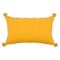 Чехол на подушку макраме горчичного цвета из коллекции Ethnic, 35х60 см, изображение 10