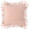 Чехол на подушку макраме с бахромой цвета пыльной розы из коллекции Ethnic, 45х45 см, изображение 3
