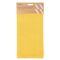 Набор из двух кухонных вафельных полотенец горчичного цвета из коллекции Essential, 50х70 см, изображение 5