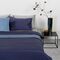 Набор из двух наволочек из сатина темно-синего цвета из коллекции Essential, 50х70 см, изображение 4