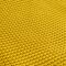 Плед из хлопка жемчужной вязки горчичного цвета из коллекции Essential, 130х180 см, изображение 5
