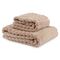 Полотенце для рук Waves бежевого цвета из коллекции Essential, 50х90 см, изображение 4