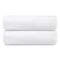 Простыня на резинке из плотного сатина белого цвета из коллекции Essential, 160х200х30 см, Tkano