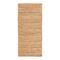 Ковер из джута бежевого цвета в полоску из коллекции Ethnic, 70х160 см