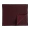 Дорожка на стол из умягченного льна с декоративной обработкой бордового цвета Essential, 45х150 см