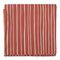 Скатерть из хлопка терракотового цвета с принтом Полоски из коллекции Prairie, 170х170 см