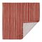 Салфетка сервировочная из хлопка терракотового цвета с принтом Полоски из коллекции Prairie, 45х45 см