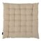 Подушка на стул из хлопка бежевого цвета из коллекции Essential, 40х40 см