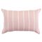 Чехол на подушку декоративный в полоску цвета пыльной розы из коллекции Essential, 40х60 см